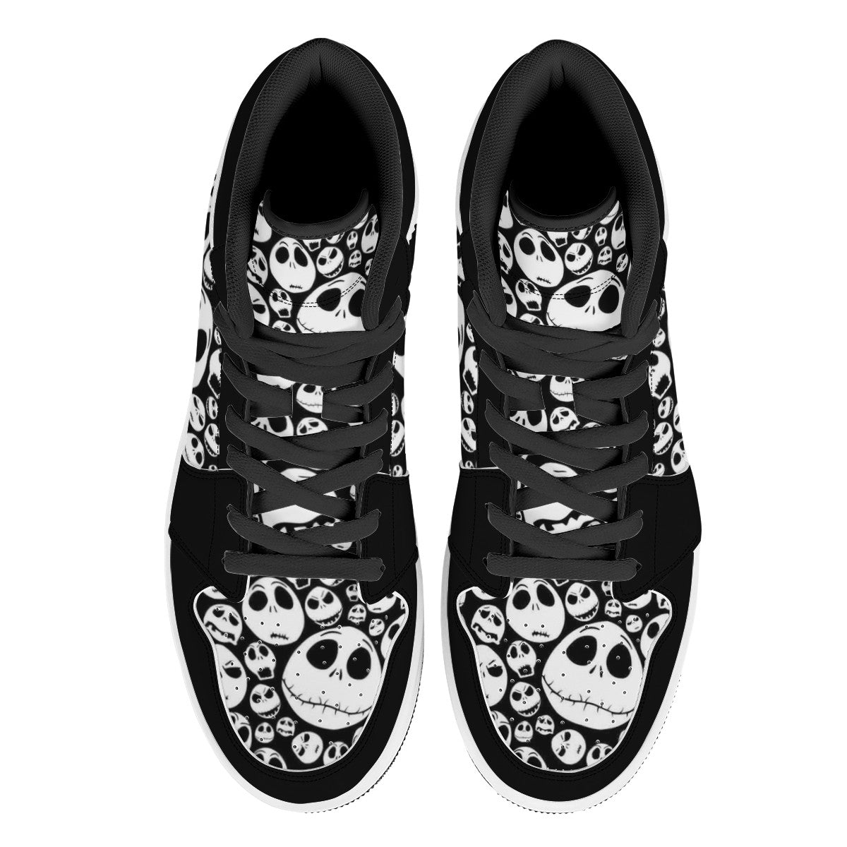 Jack Skellington Custom Nike Air Jordan 1 Leather Sneaker