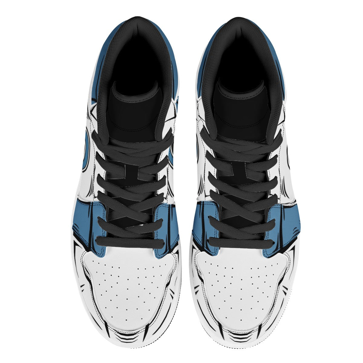 Capsule Corp Custom Nike Air Jordan 1 Leather Sneaker