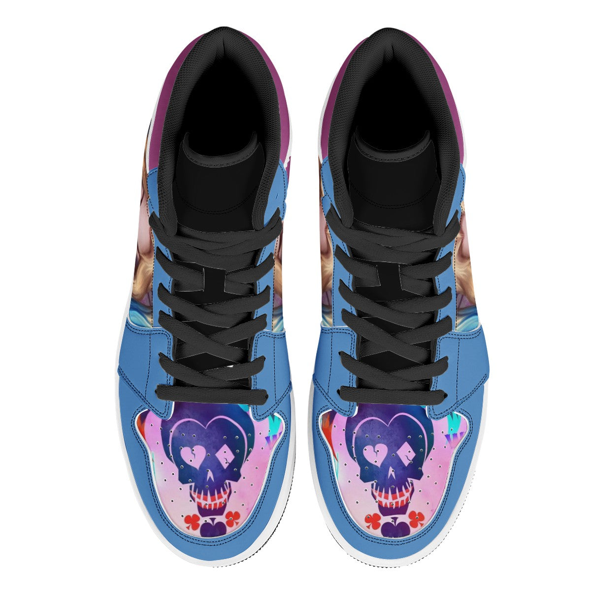 Harley Quinn Custom Nike Air Jordan 1 Leather Sneaker