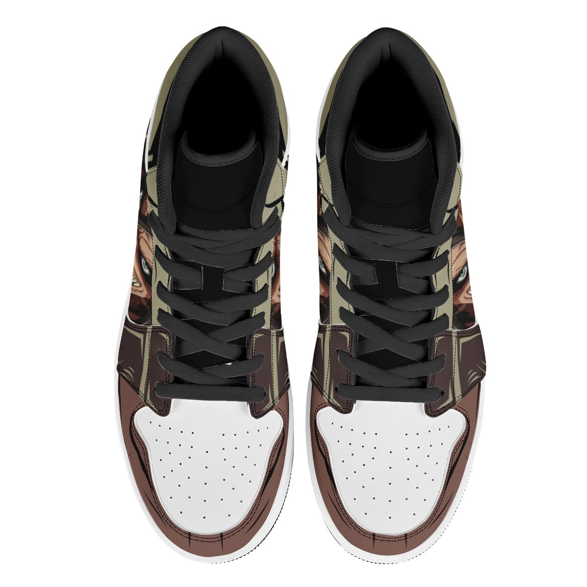 Eren Yeager Custom Nike Air Jordan 1 Leather Sneaker