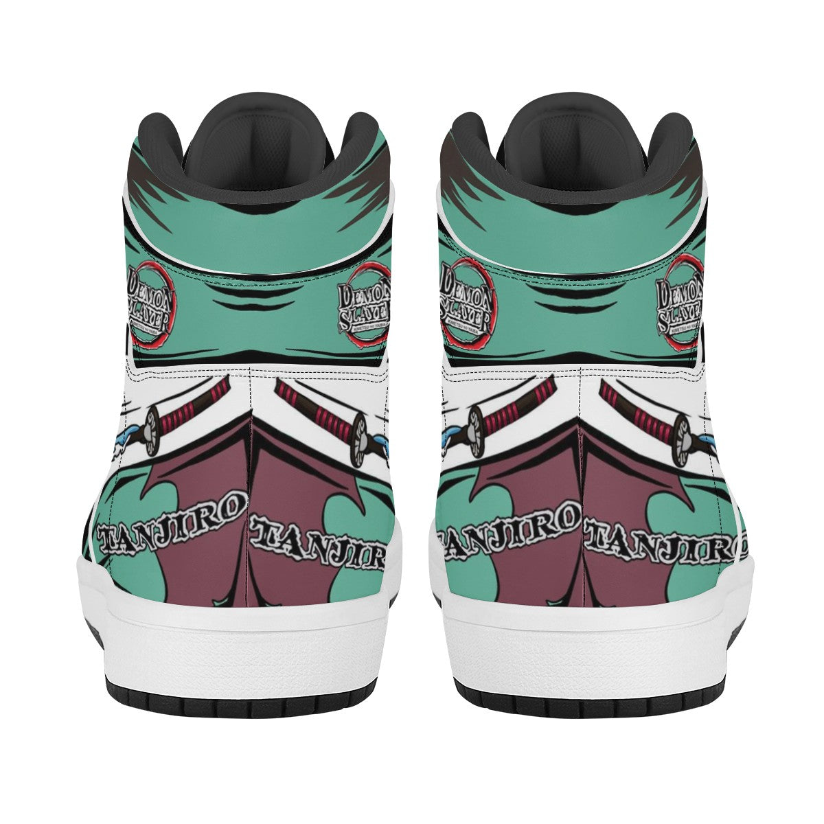 Tanjiro Kamado Custom Nike Air Jordan 1 Leather Sneaker