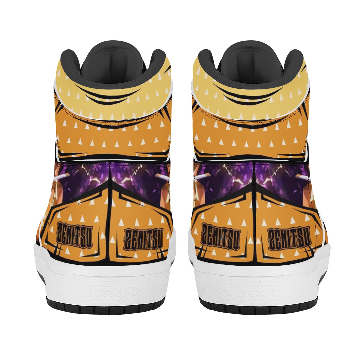 Zenitsu Agatsuma Custom Nike Air Jordan 1 Leather Sneaker