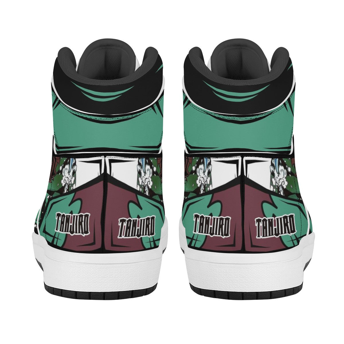 Tanjiro Kamado Custom Nike Air Jordan 1 Leather Sneaker