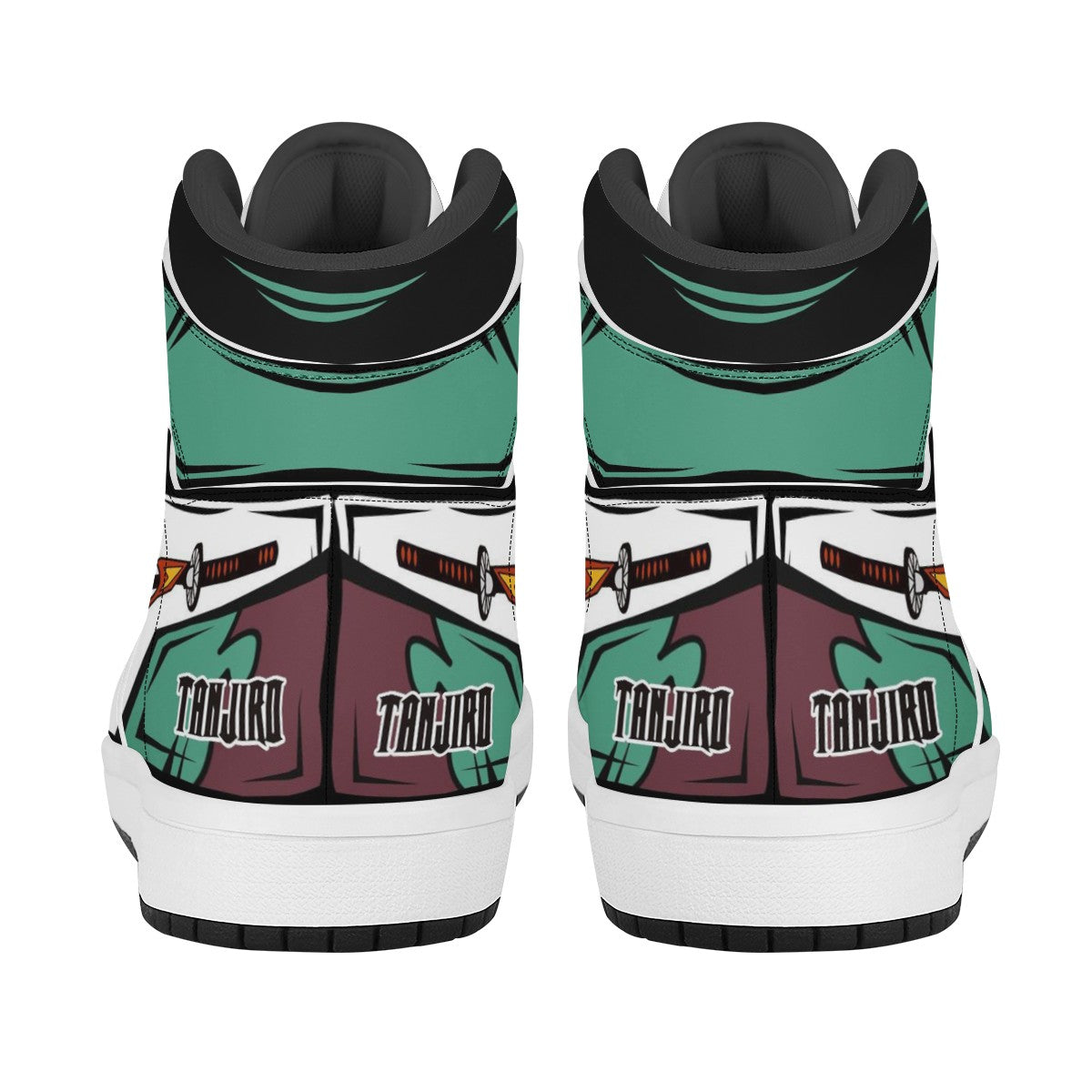 Tanjiro Kamado Custom Nike Air Jordan 1 Leather Sneaker