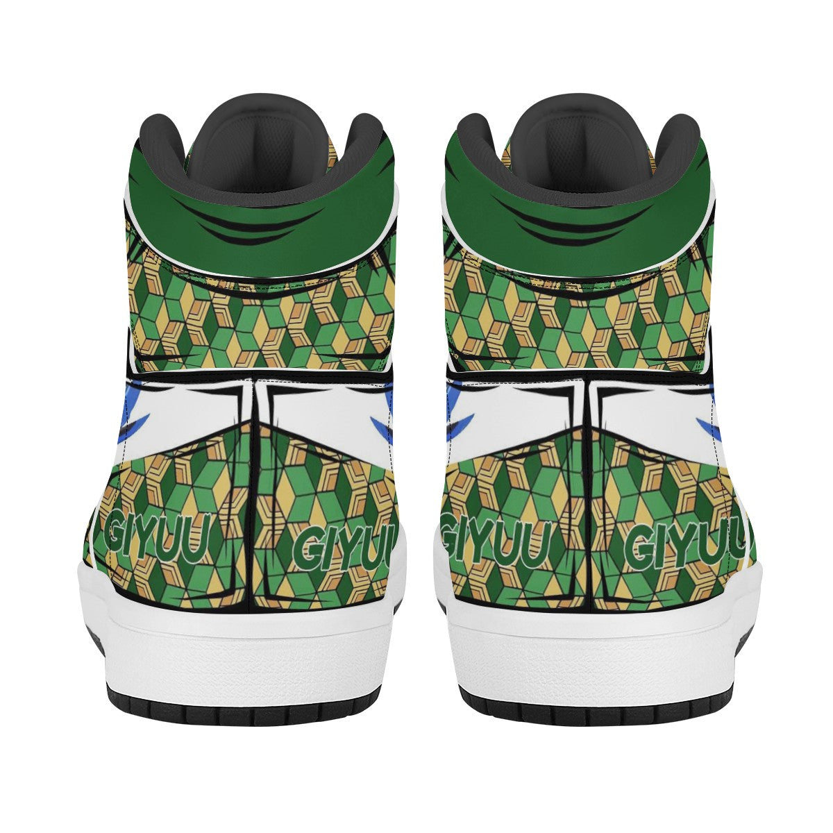 Giyu Tomioka Custom Nike Air Jordan 1 Leather Sneaker