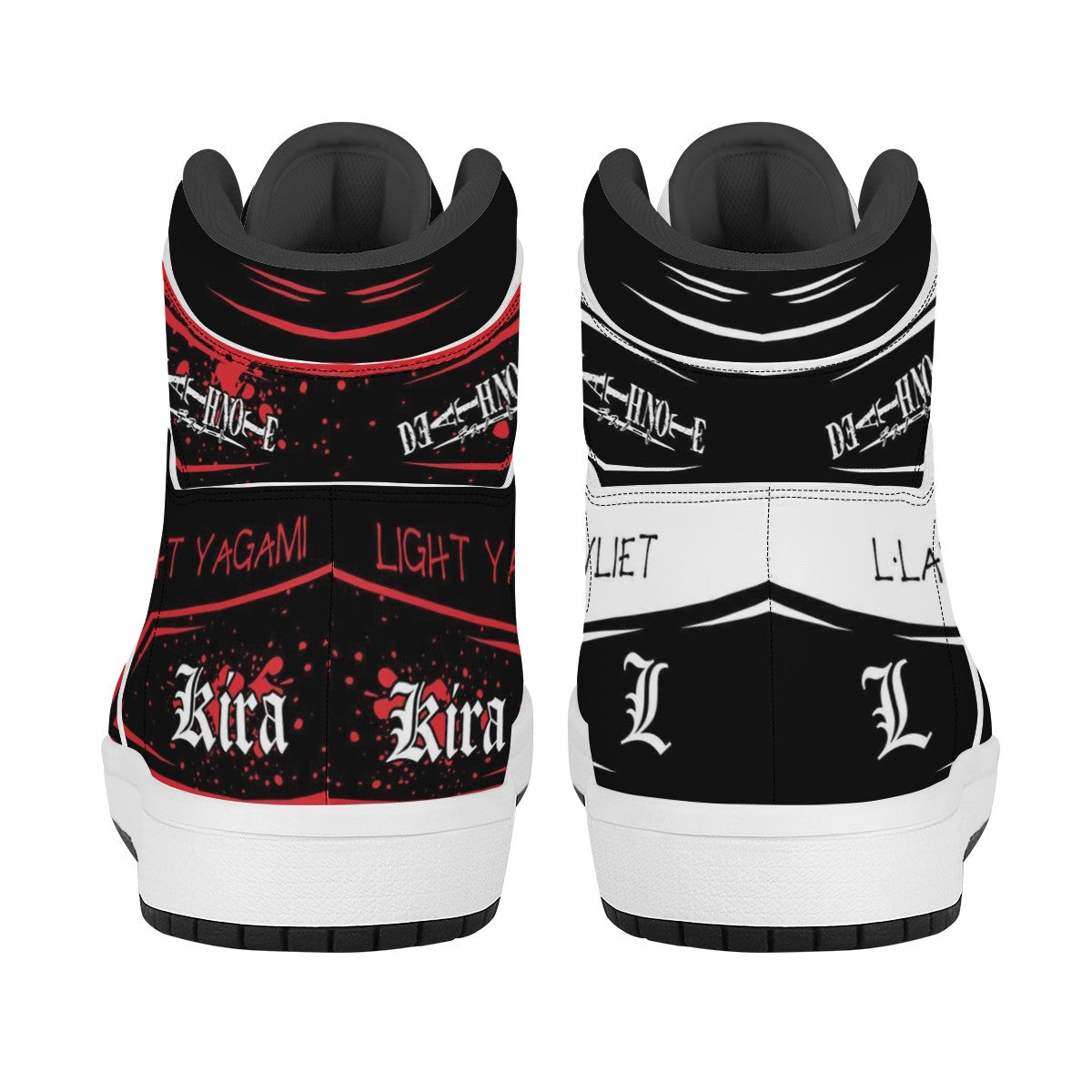Light Yagami Custom Nike Air Jordan 1 Leather Sneaker