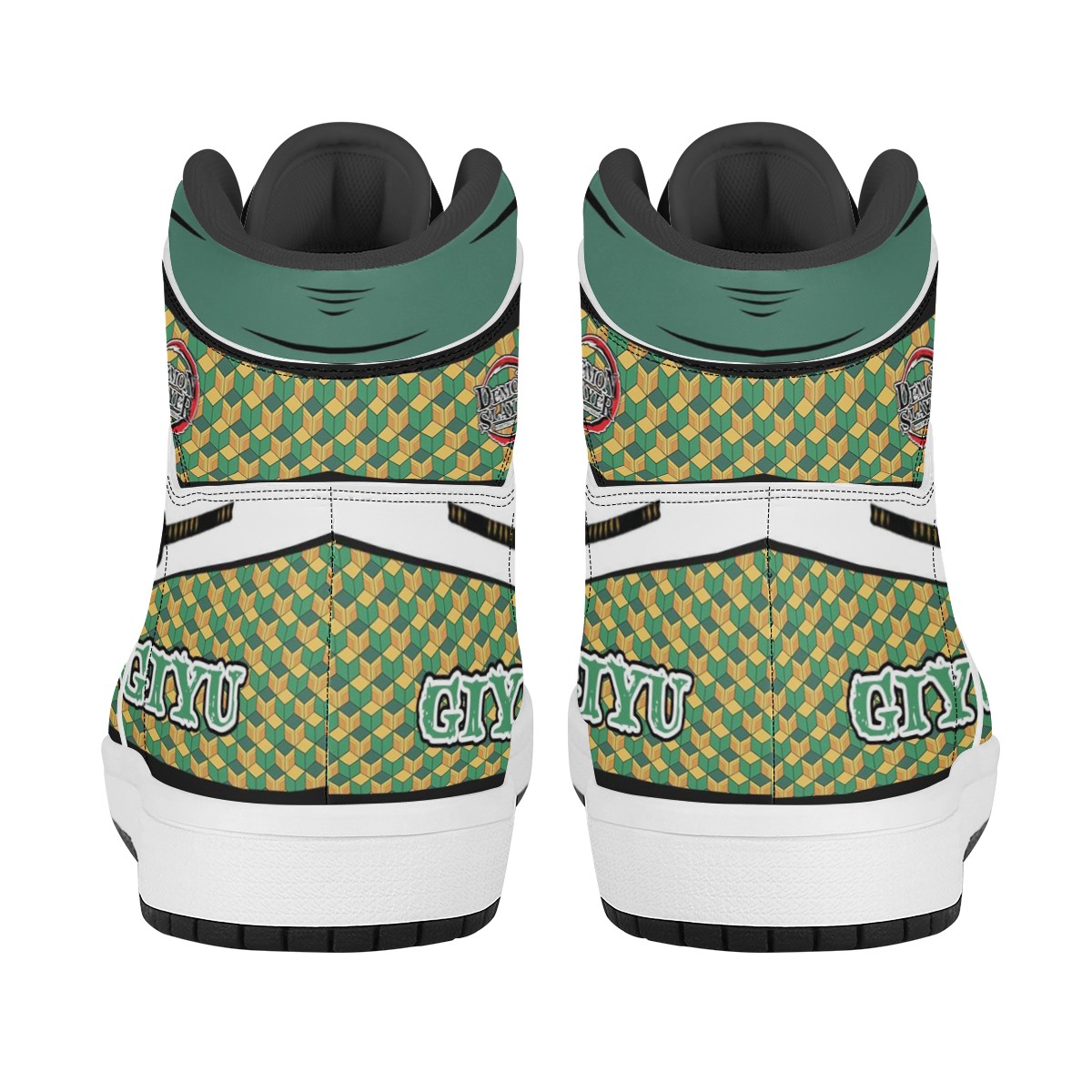 Giyu Tomioka Custom Nike Air Jordan 1 Leather Sneaker