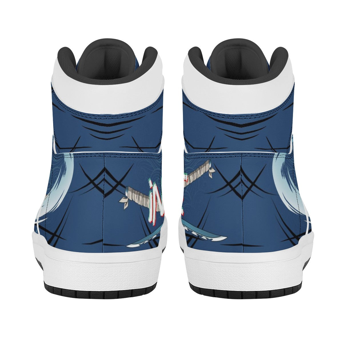 Hashibira Inosuke Custom Nike Air Jordan 1 Leather Sneaker