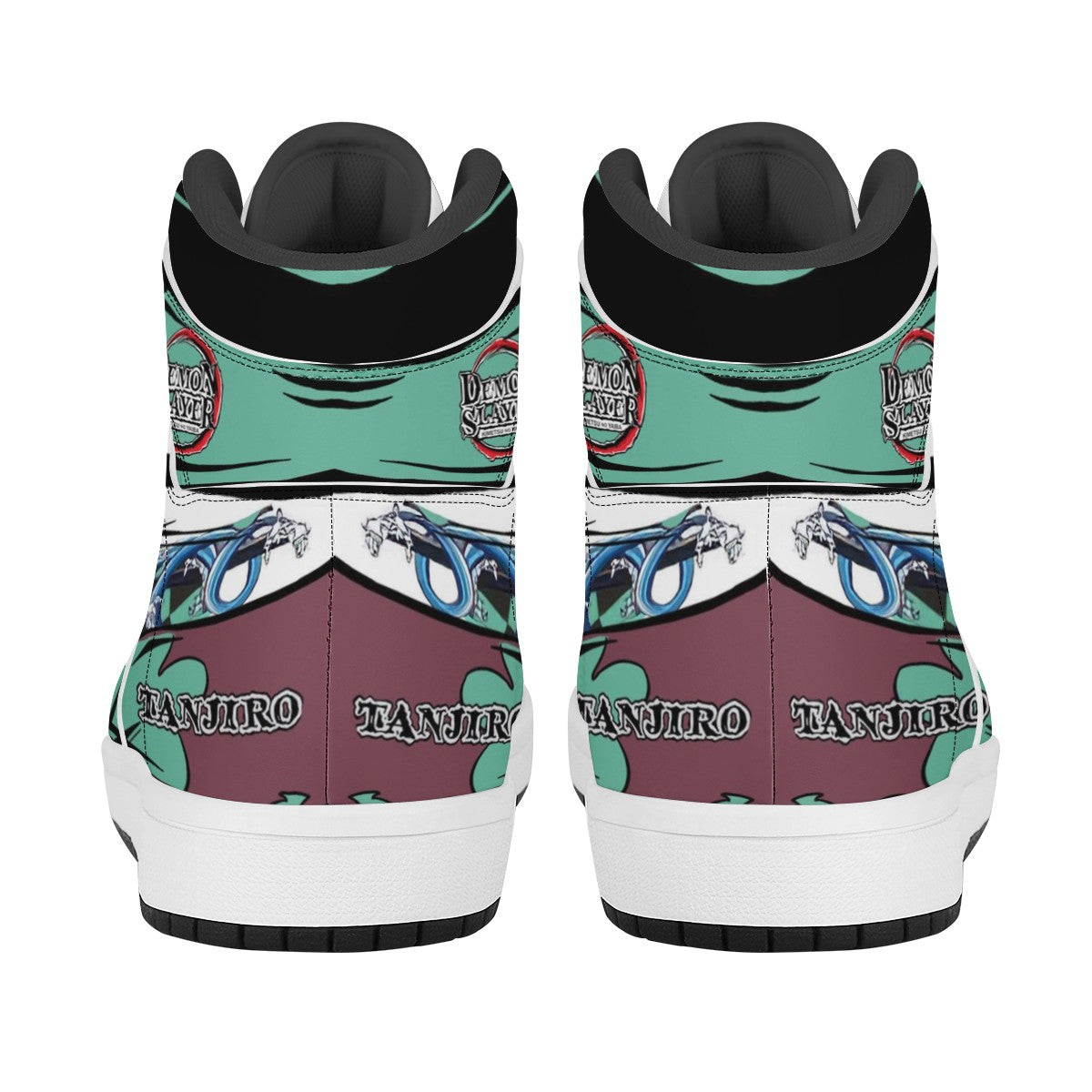 Tanjiro Kamado Custom Nike Air Jordan 1 Leather Sneaker