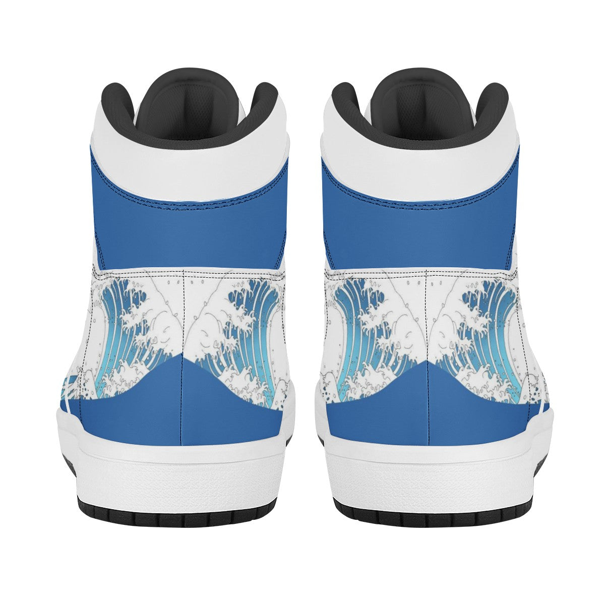 Marine Custom Nike Air Jordan 1 Leather Sneaker