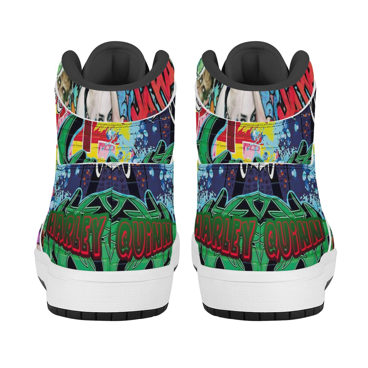 Harley Quinn Custom Nike Air Jordan 1 Leather Sneaker