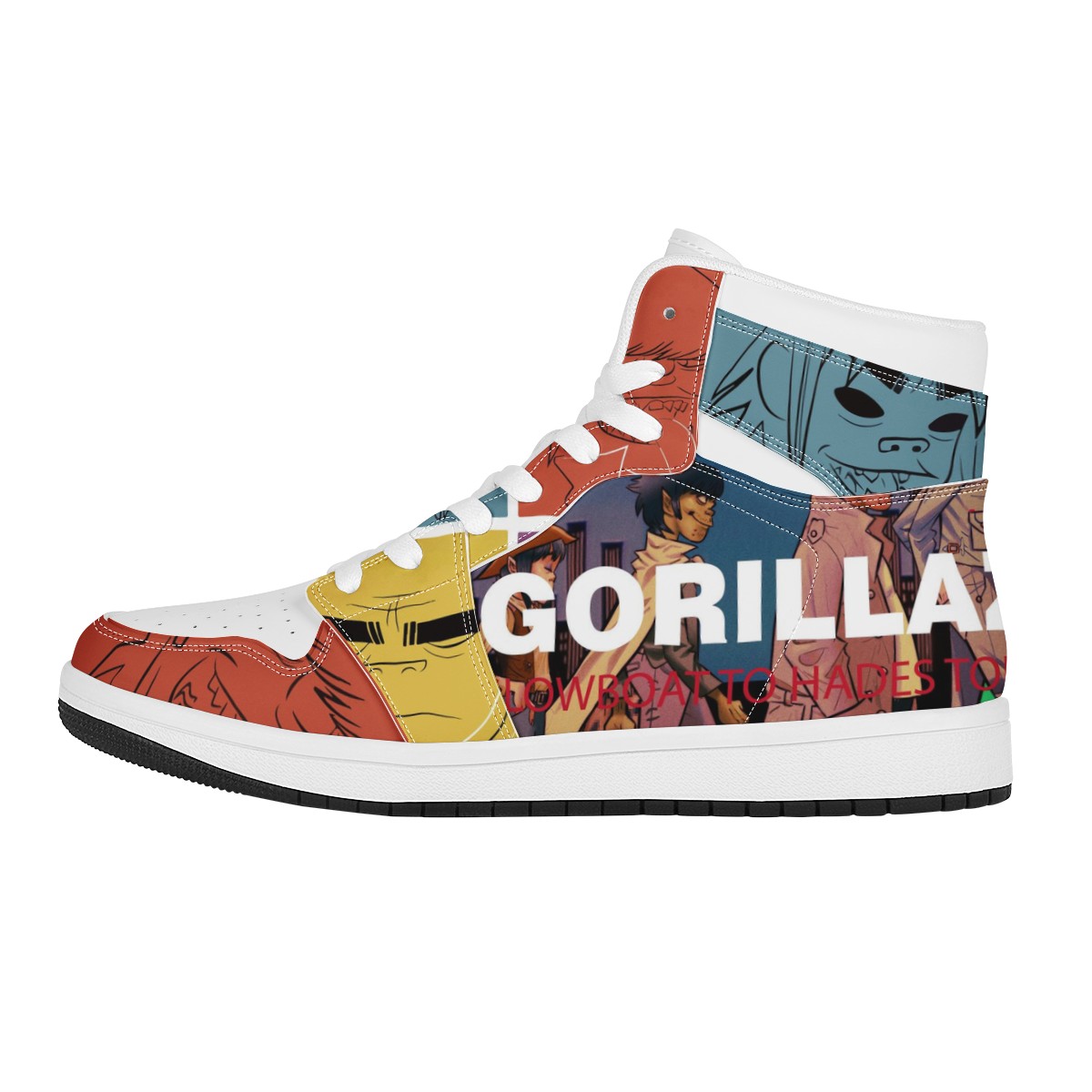 Gorillaz Custom Nike Air Jordan 1 Leather Sneaker