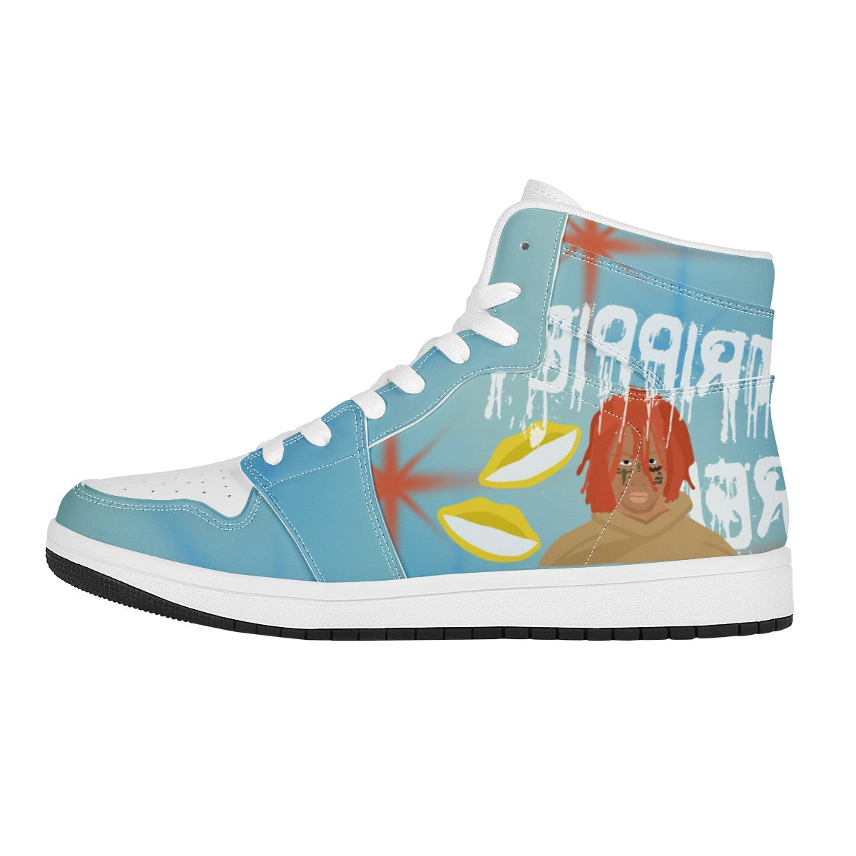 Trippie Redd Custom Nike Air Jordan 1 Leather Sneaker