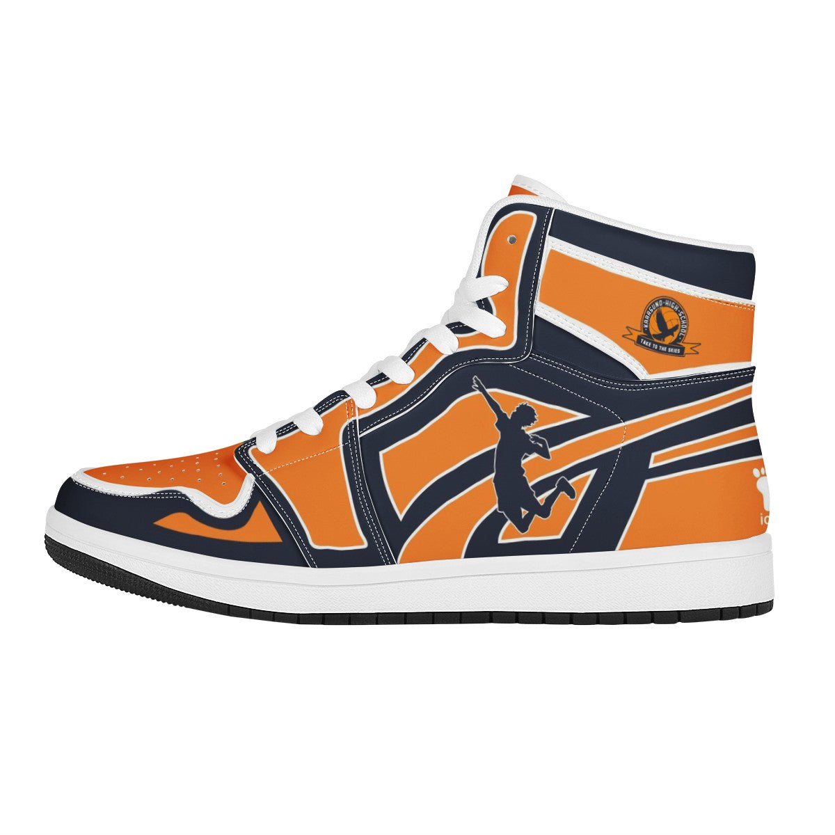 Shoyo Hinata Custom Nike Air Jordan 1 Leather Sneaker