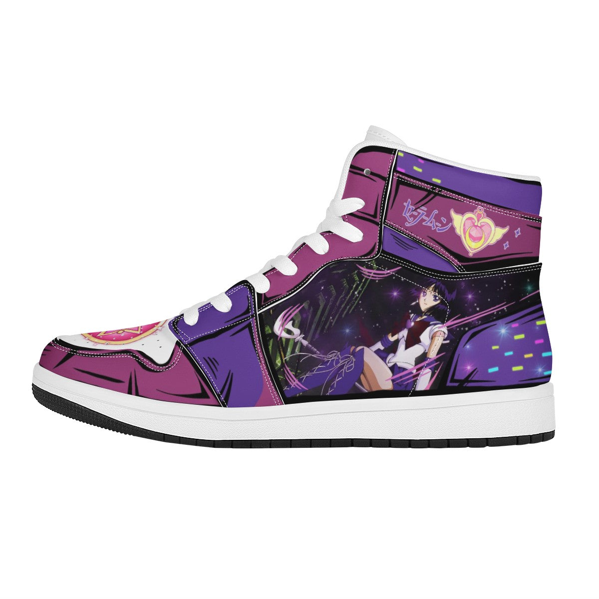 Hotaru Tomoe Custom Nike Air Jordan 1 Leather Sneaker