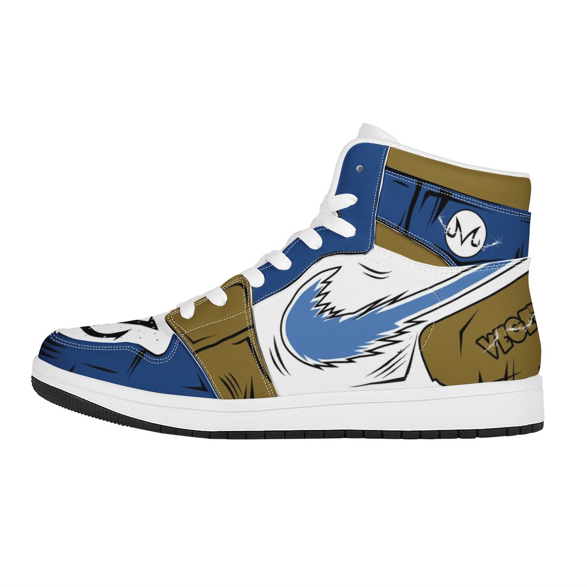 Vegeta Custom Nike Air Jordan 1 Leather Sneaker