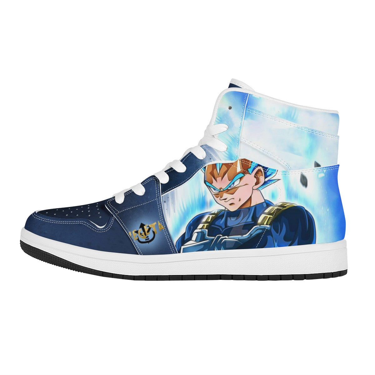 Vegeta Custom Nike Air Jordan 1 Leather Sneaker