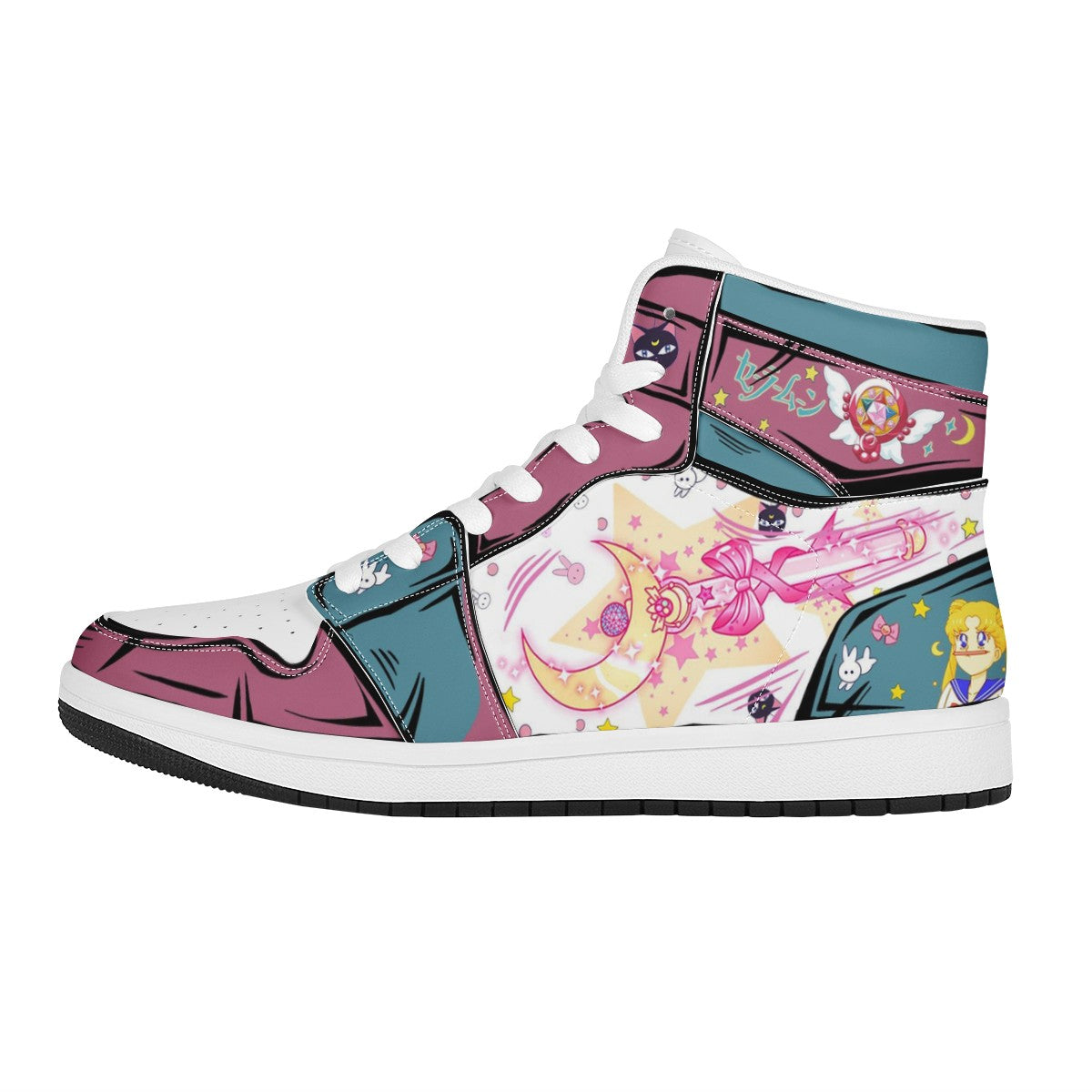 Usagi Tsukino Custom Nike Air Jordan 1 Leather Sneaker