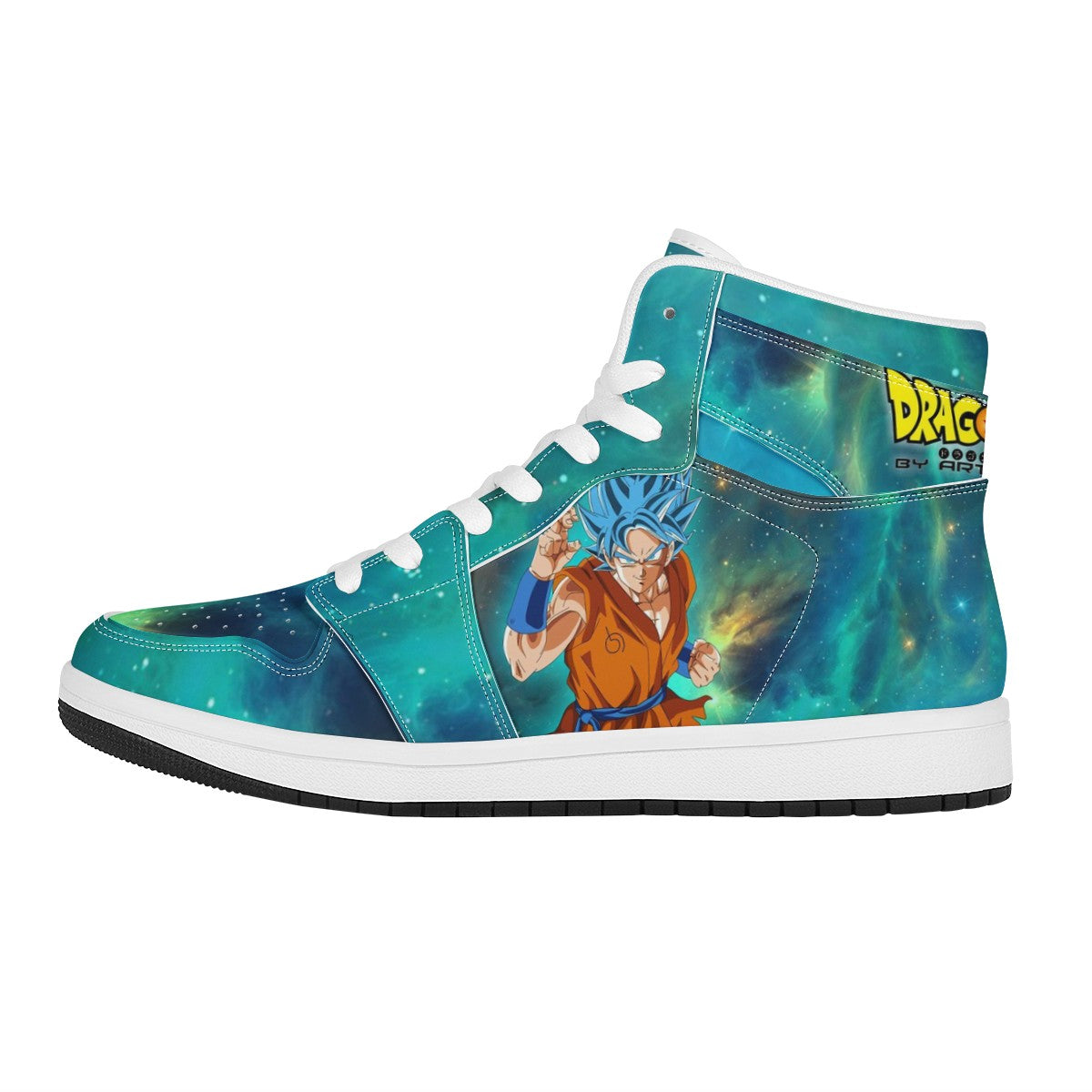 Goku Custom Nike Air Jordan 1 Leather Sneaker