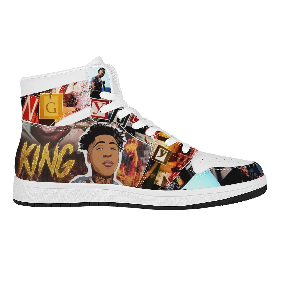 YoungBoy Custom Nike Air Jordan 1 Leather Sneaker