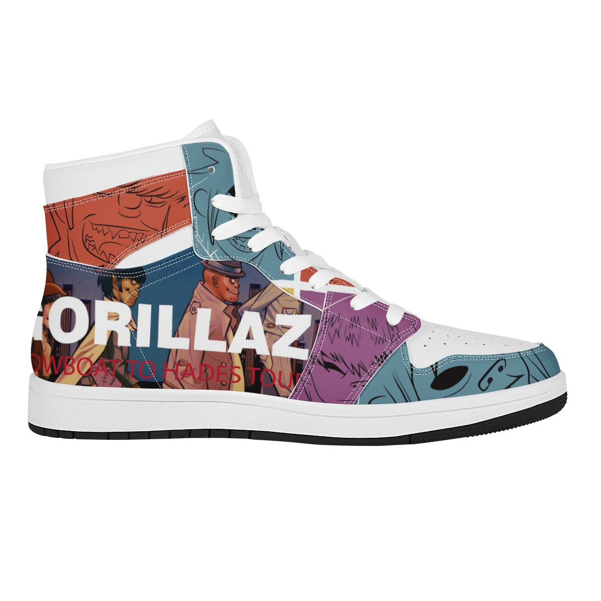 Gorillaz Custom Nike Air Jordan 1 Leather Sneaker