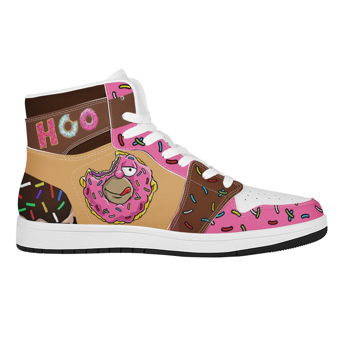 Donut High Top Leather Sneakers