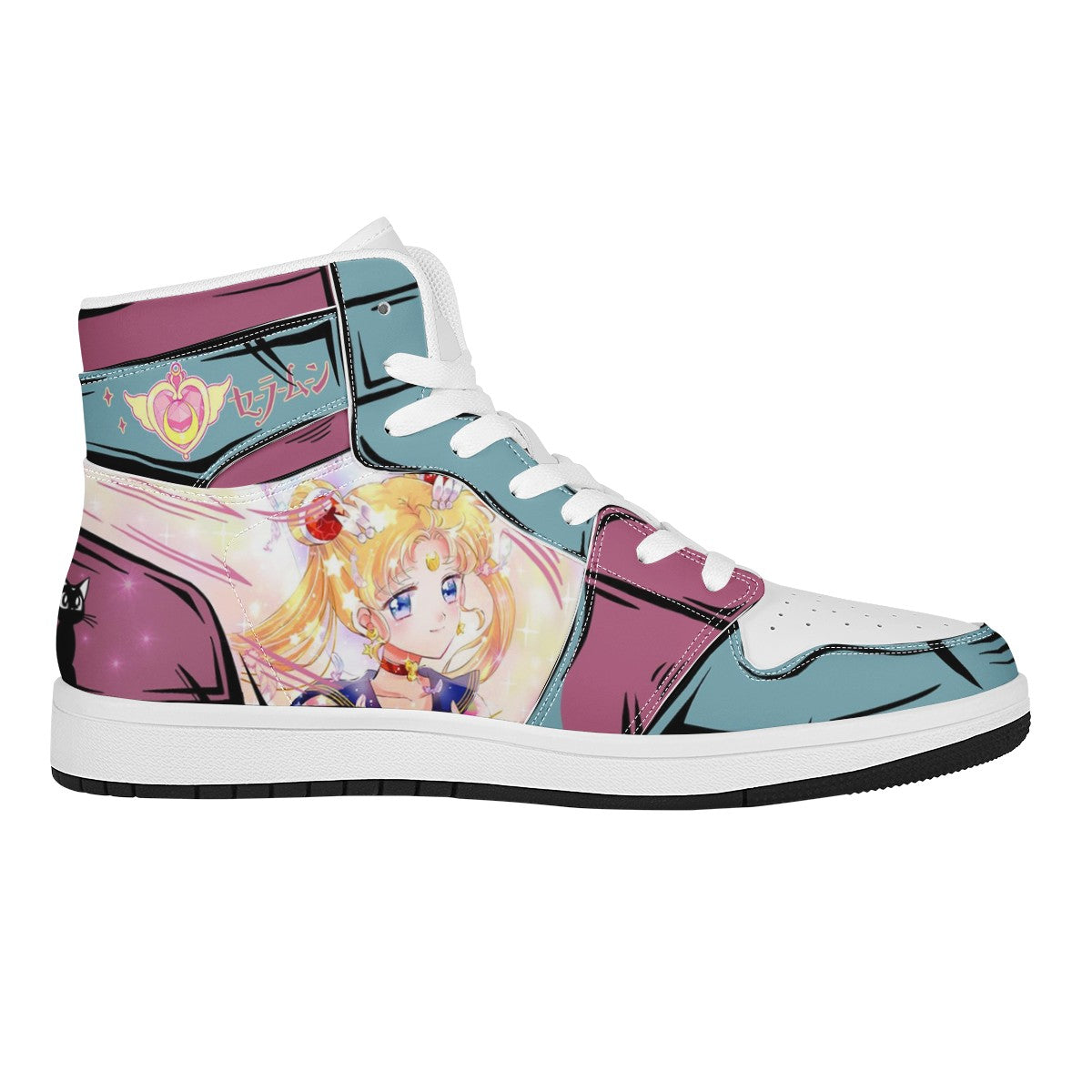 Usagi Tsukino Custom Nike Air Jordan 1 Leather Sneaker