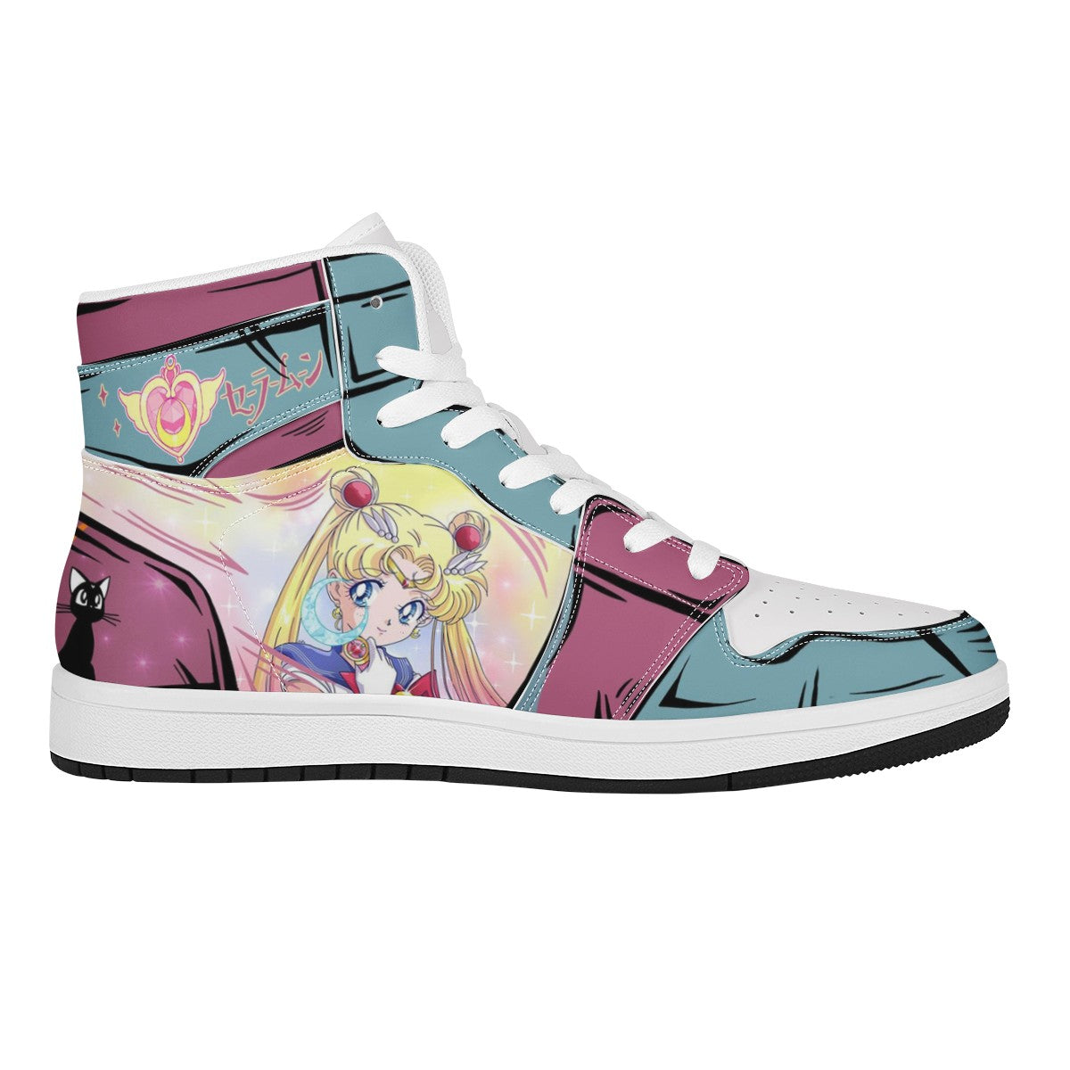 Usagi Tsukino Custom Nike Air Jordan 1 Leather Sneaker