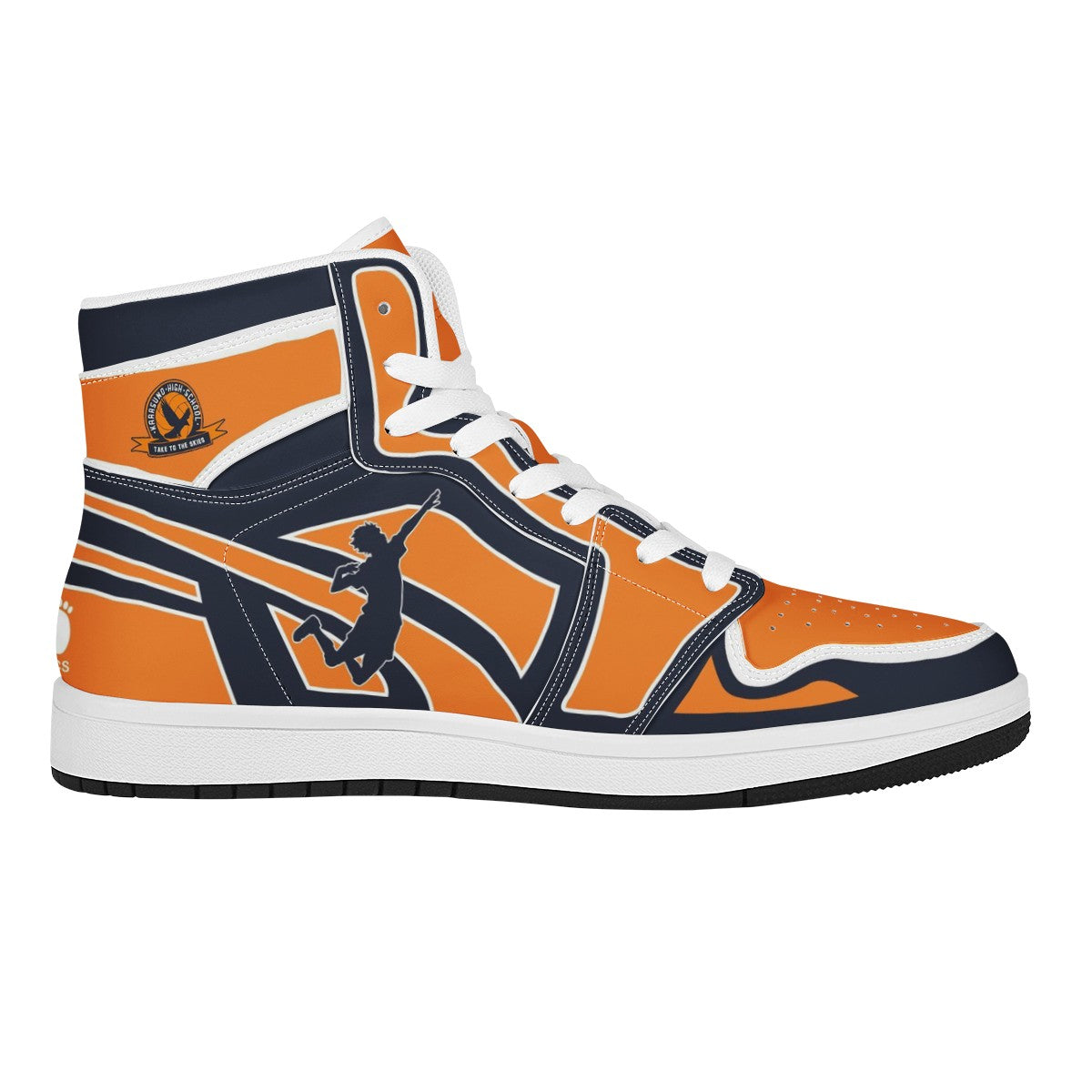 Shoyo Hinata Custom Nike Air Jordan 1 Leather Sneaker