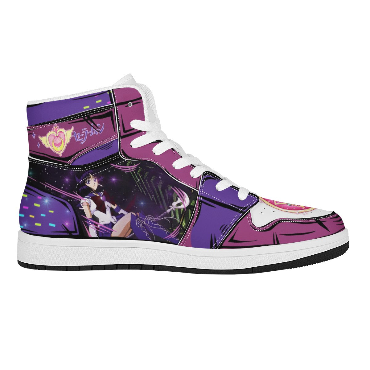 Hotaru Tomoe Custom Nike Air Jordan 1 Leather Sneaker