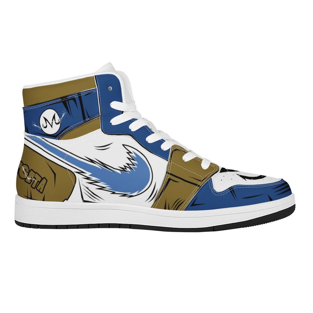 Vegeta Custom Nike Air Jordan 1 Leather Sneaker