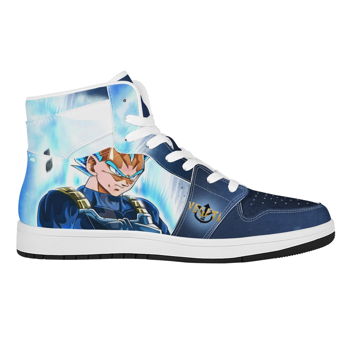 Vegeta Custom Nike Air Jordan 1 Leather Sneaker