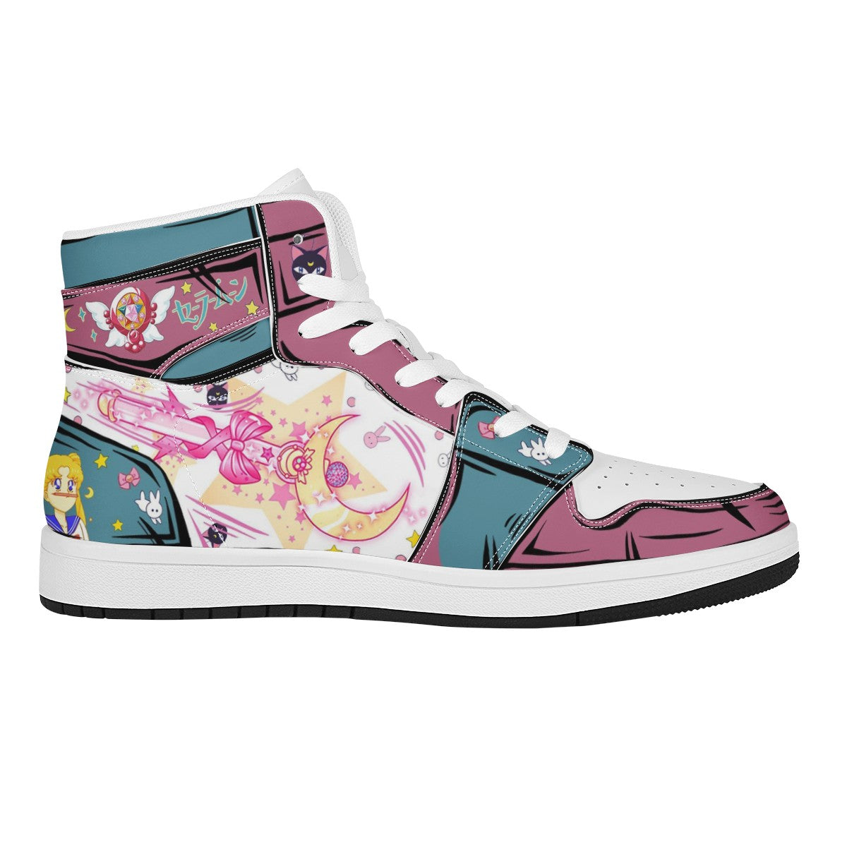 Usagi Tsukino Custom Nike Air Jordan 1 Leather Sneaker