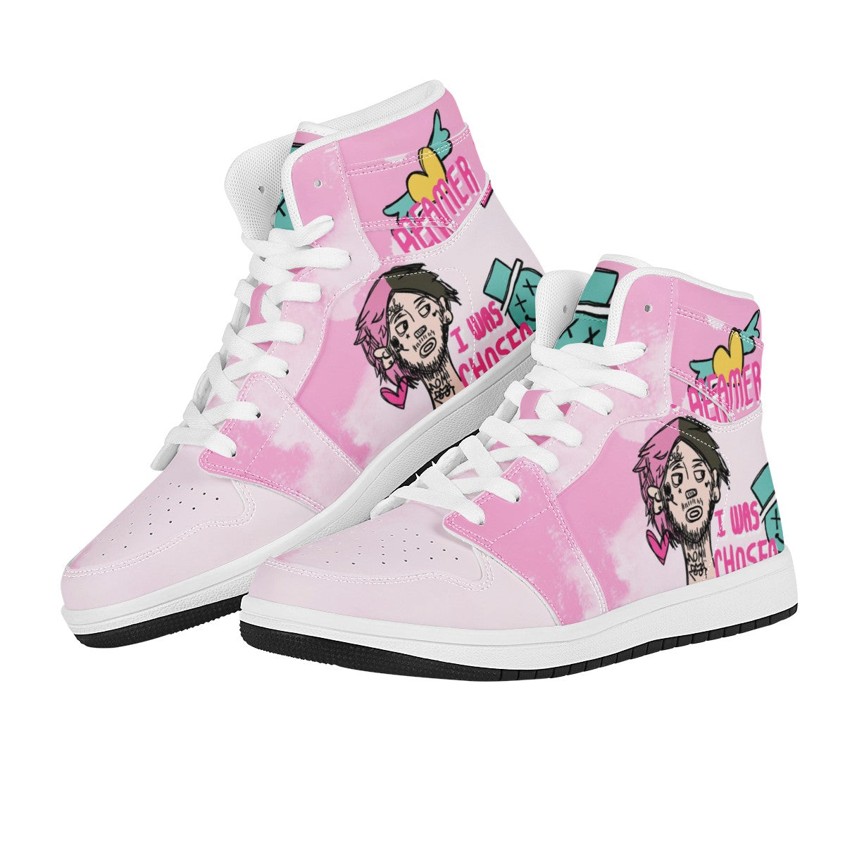 Lil Peep Custom Nike Air Jordan 1 Leather Sneaker