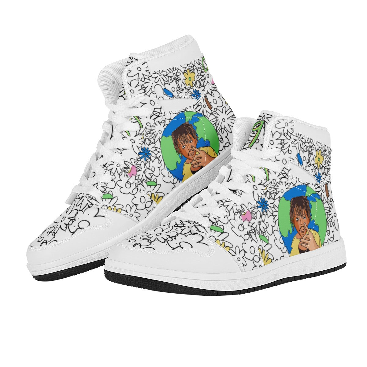 Juice Wrld Custom Nike Air Jordan 1 Leather Sneaker