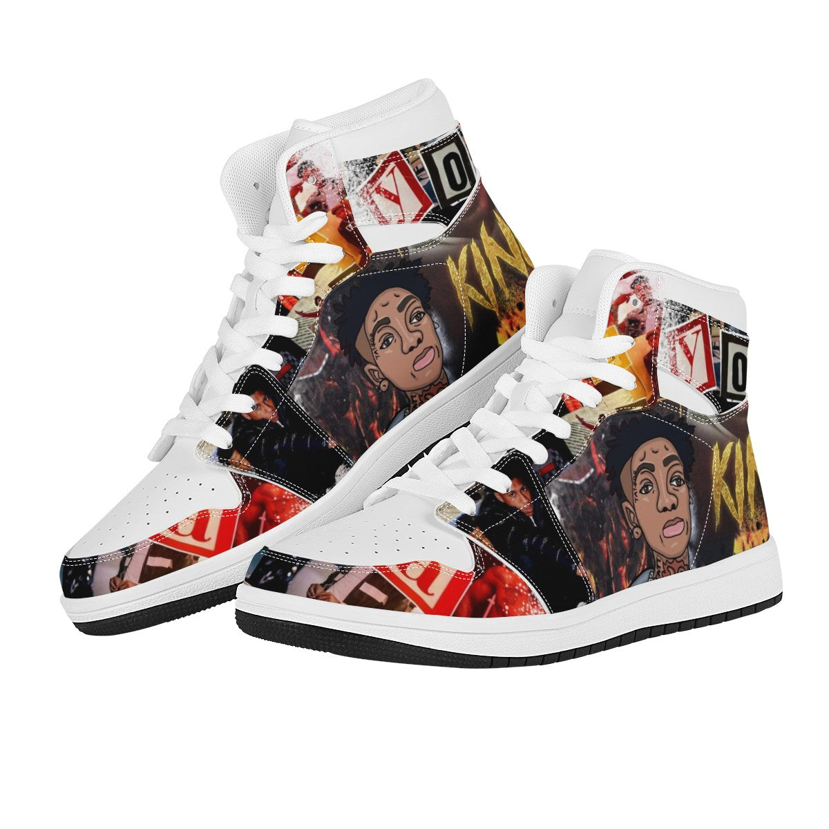 YoungBoy Custom Nike Air Jordan 1 Leather Sneaker