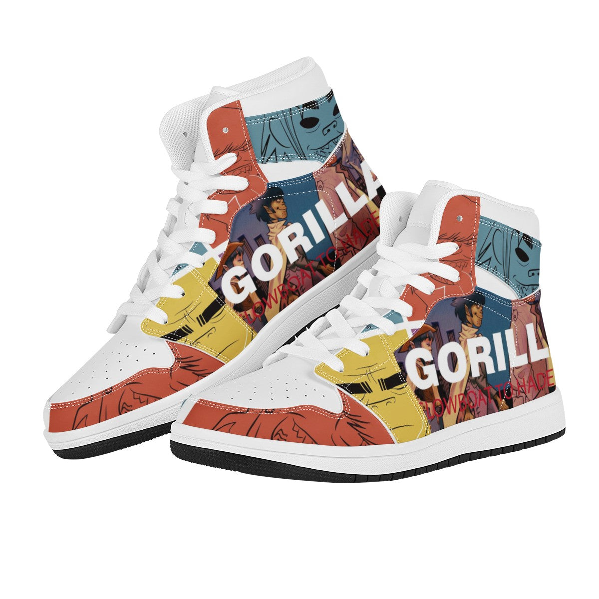 Gorillaz Custom Nike Air Jordan 1 Leather Sneaker