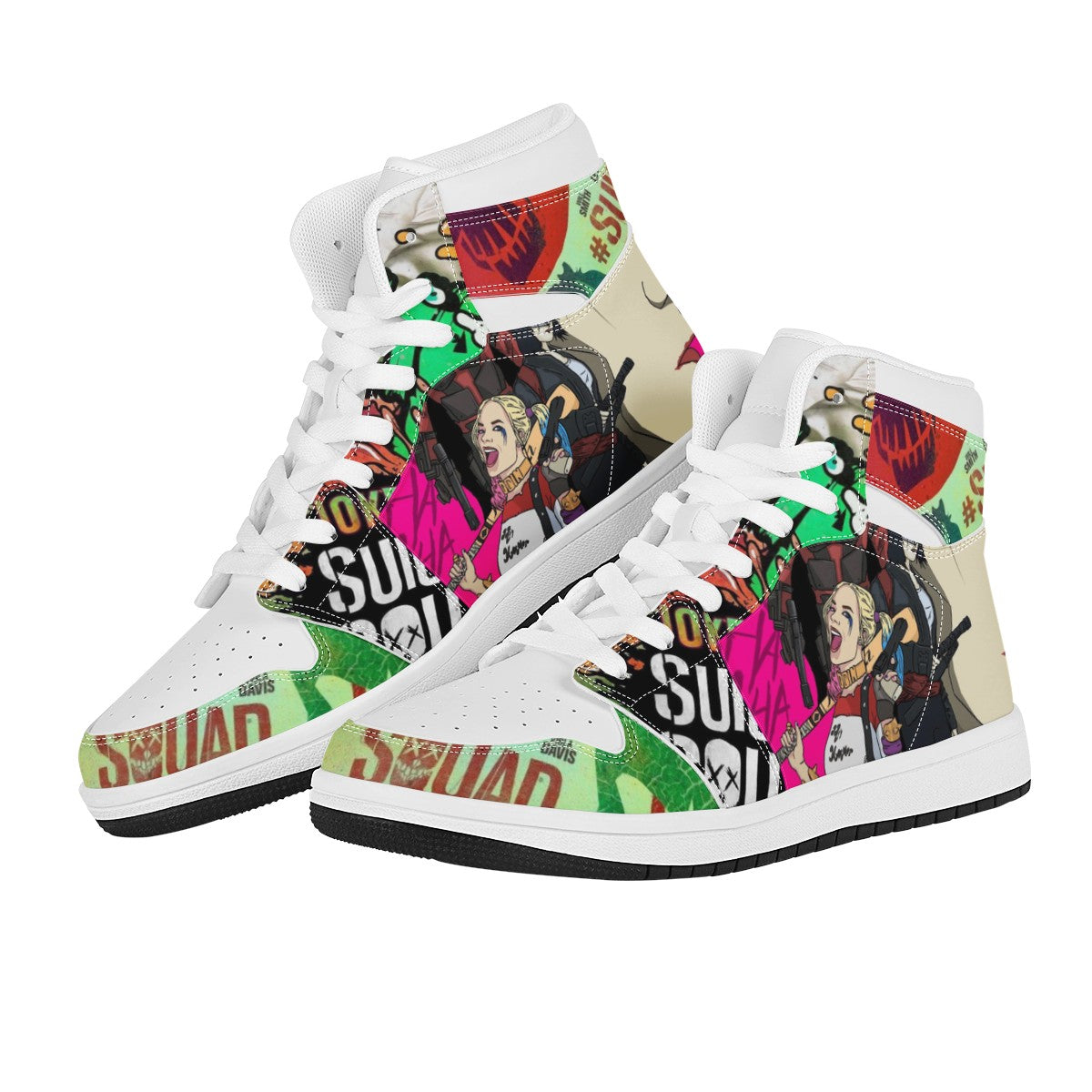 Suicide Squad Custom Nike Air Jordan 1 Leather Sneaker