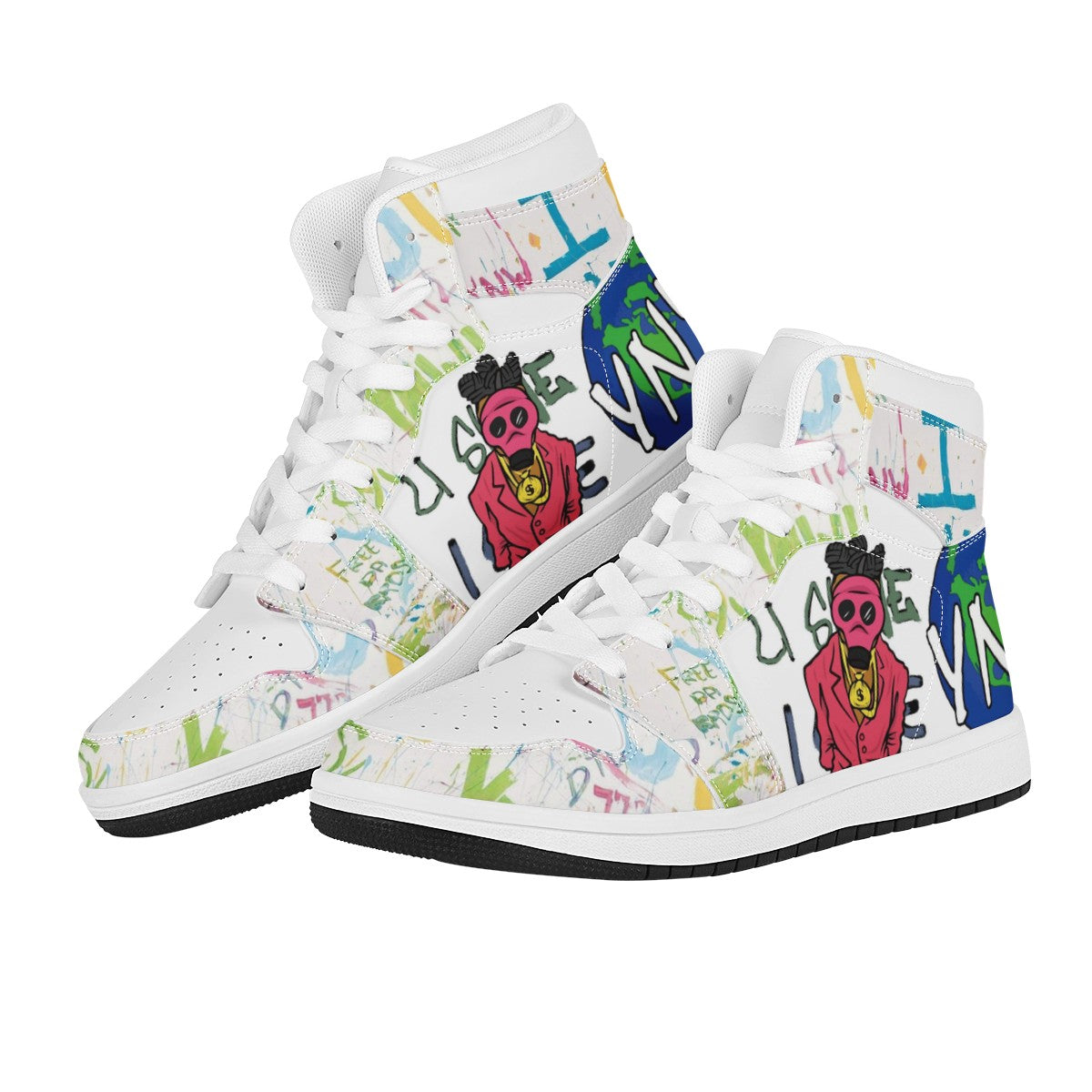 Ynw Melly Custom Nike Air Jordan 1 Leather Sneaker