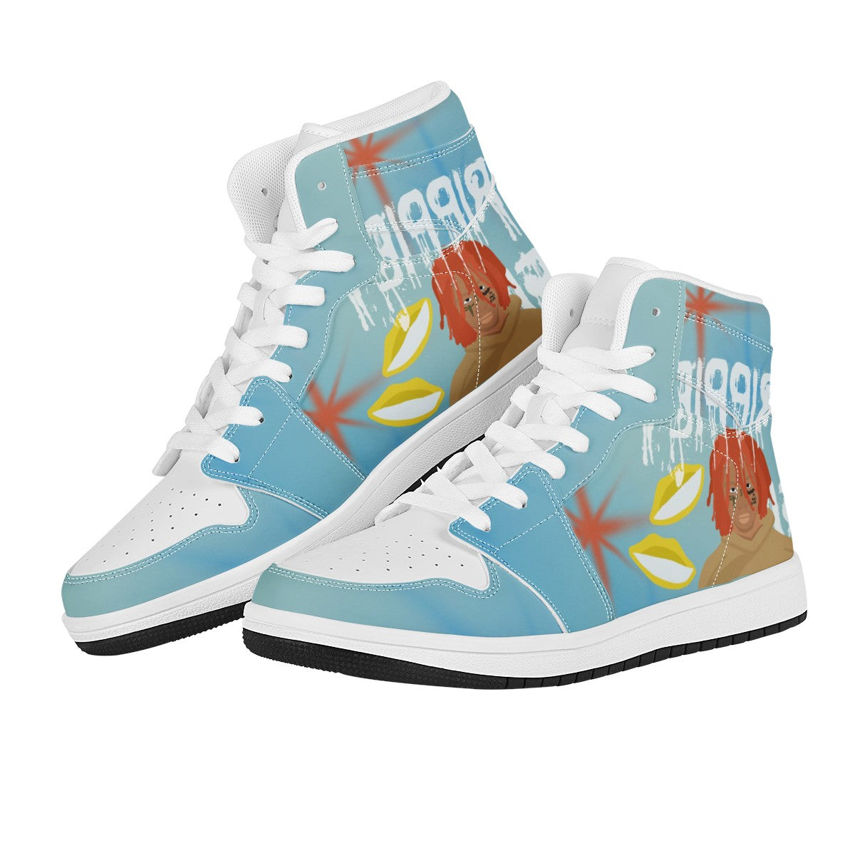 Trippie Redd Custom Nike Air Jordan 1 Leather Sneaker