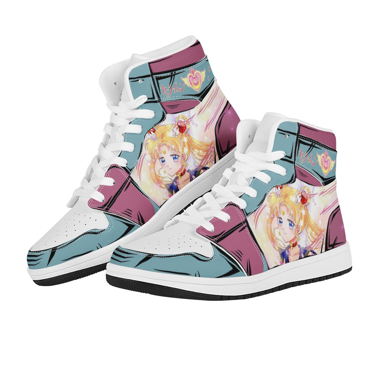 Usagi Tsukino Custom Nike Air Jordan 1 Leather Sneaker