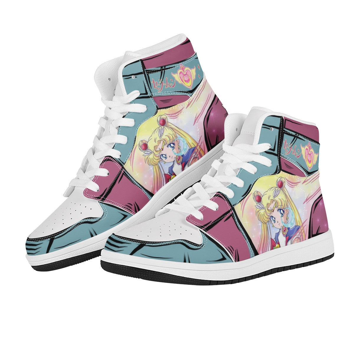 Usagi Tsukino Custom Nike Air Jordan 1 Leather Sneaker