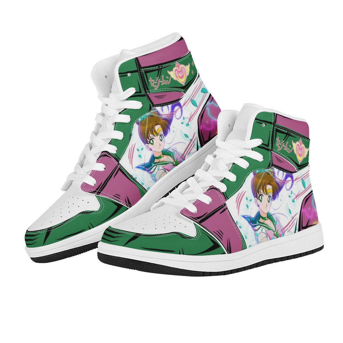 Makoto Kino Custom Nike Air Jordan 1 Leather Sneaker