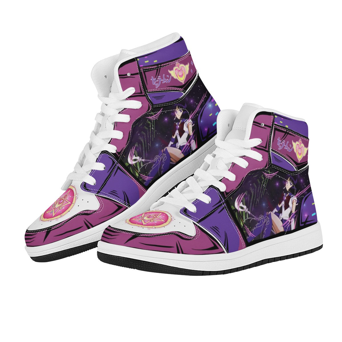 Hotaru Tomoe Custom Nike Air Jordan 1 Leather Sneaker