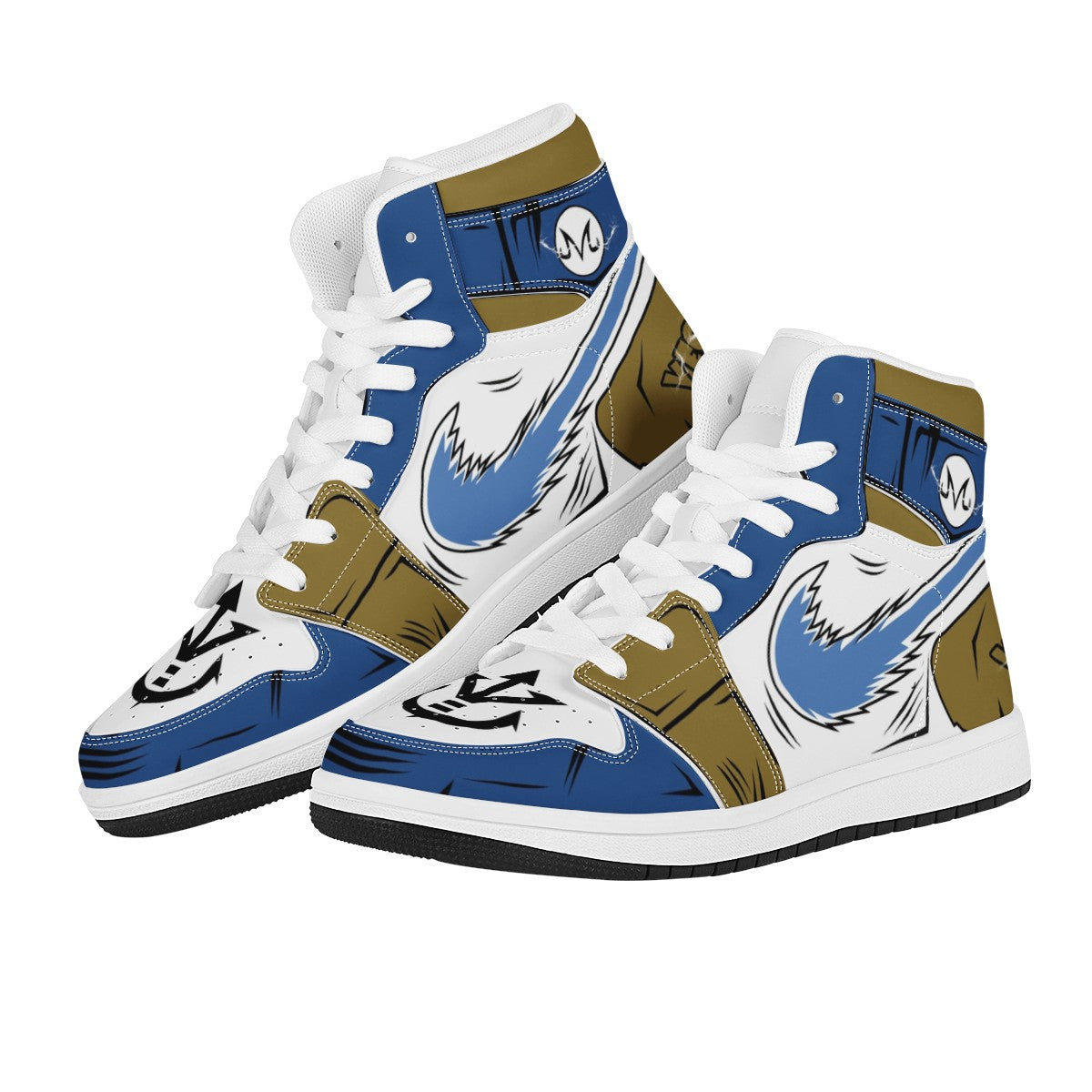 Vegeta Custom Nike Air Jordan 1 Leather Sneaker