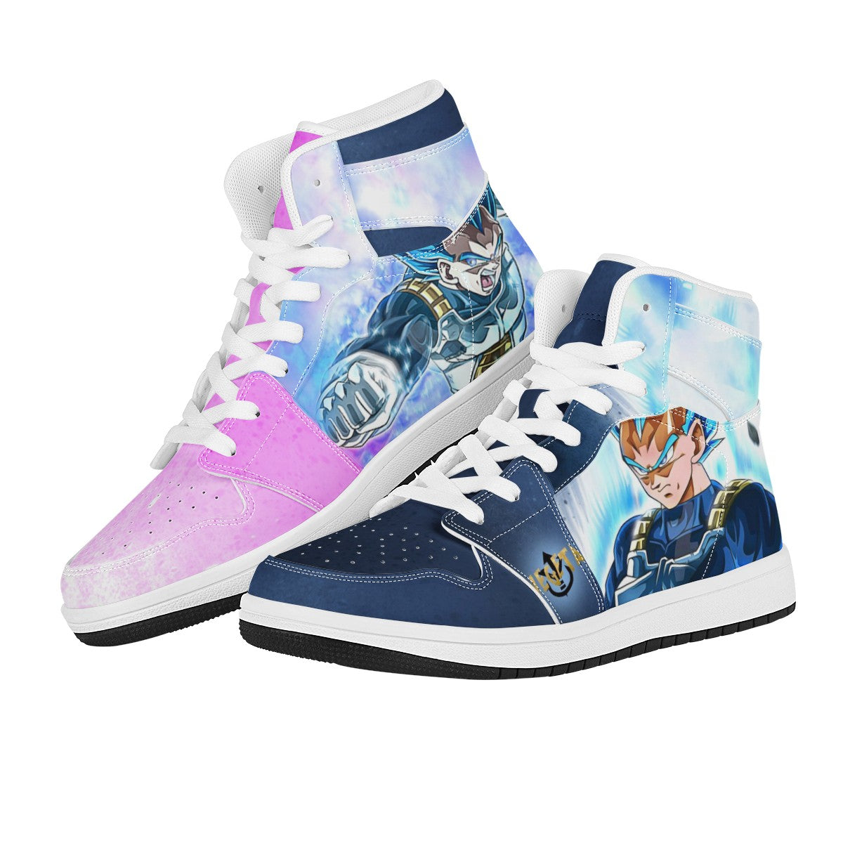 Vegeta Custom Nike Air Jordan 1 Leather Sneaker