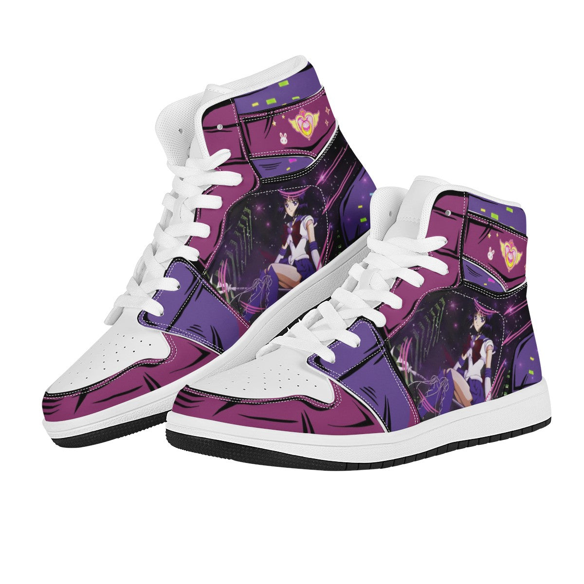 Hotaru Tomoe Custom Nike Air Jordan 1 Leather Sneaker
