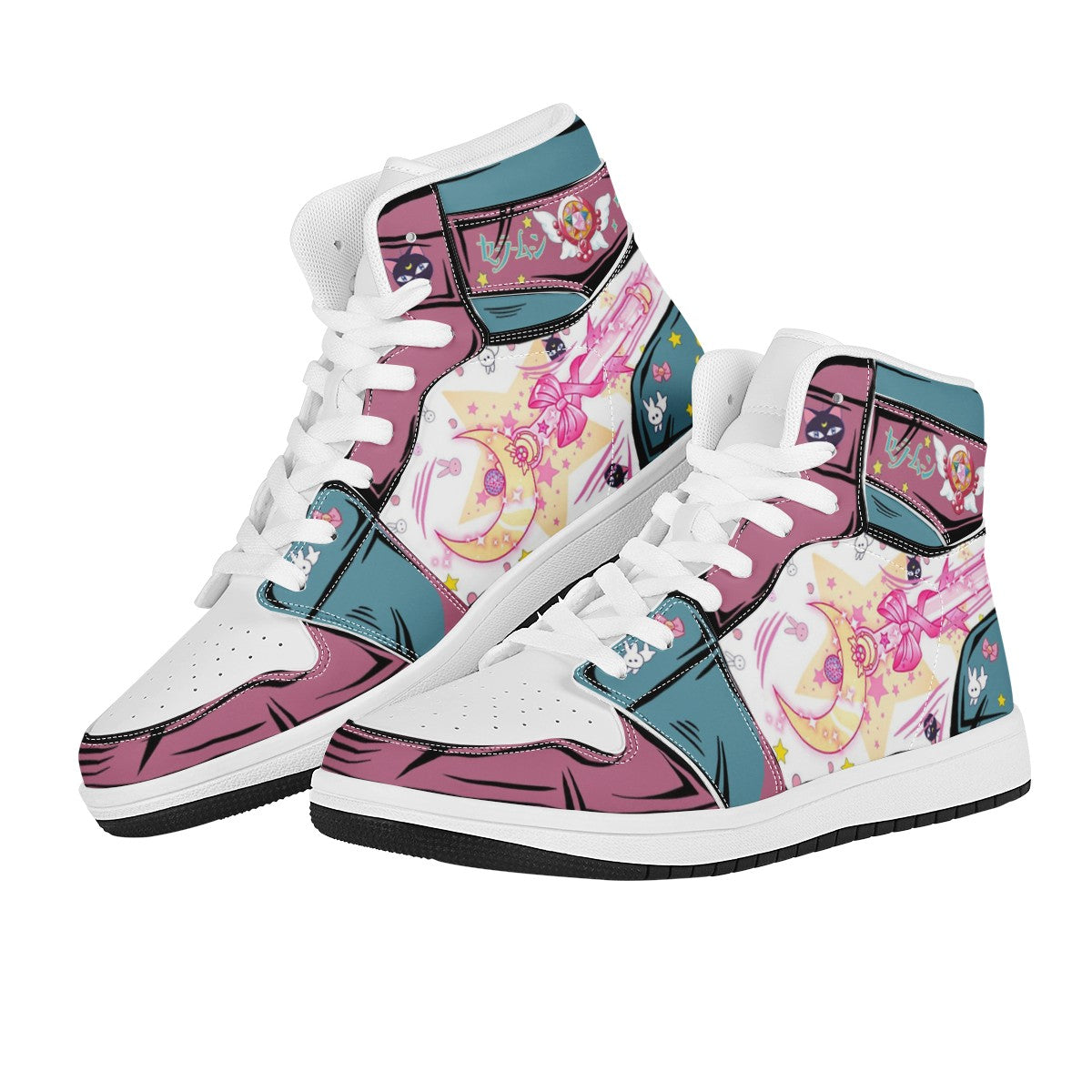 Usagi Tsukino Custom Nike Air Jordan 1 Leather Sneaker