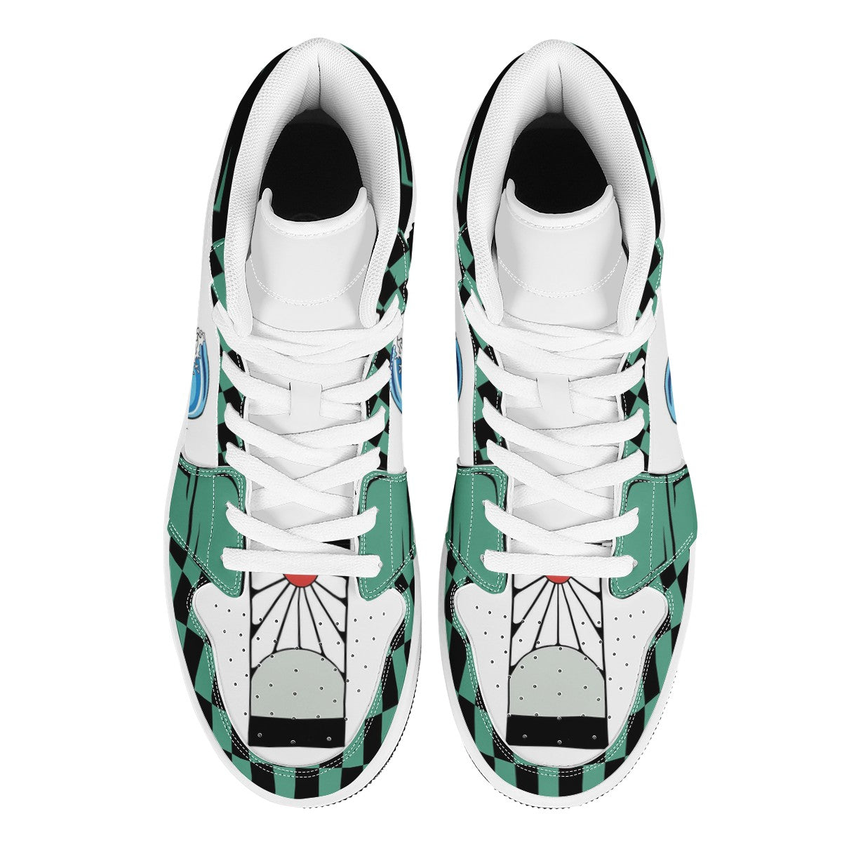 Tanjiro Kamado Custom Nike Air Jordan 1 Leather Sneaker