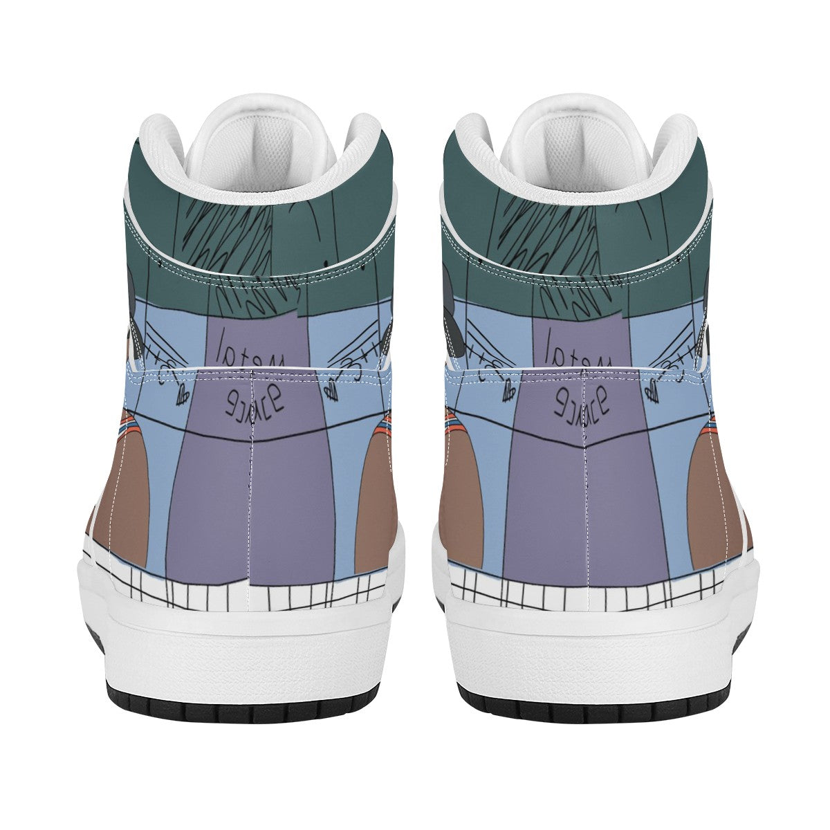 MF DOOM Custom Nike Air Jordan 1 Leather Sneaker